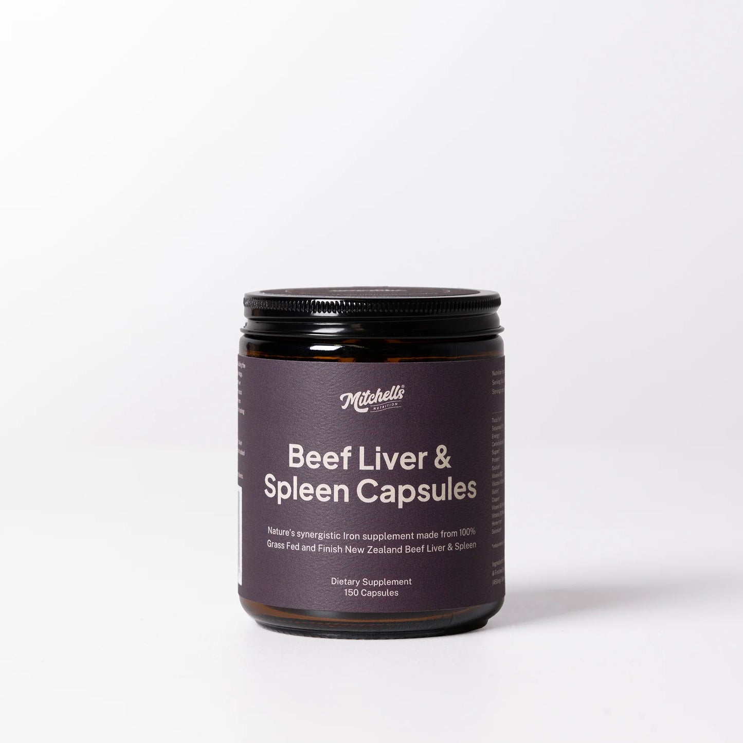 Mitchells Nutrition - Beef Liver & Spleen Capsules